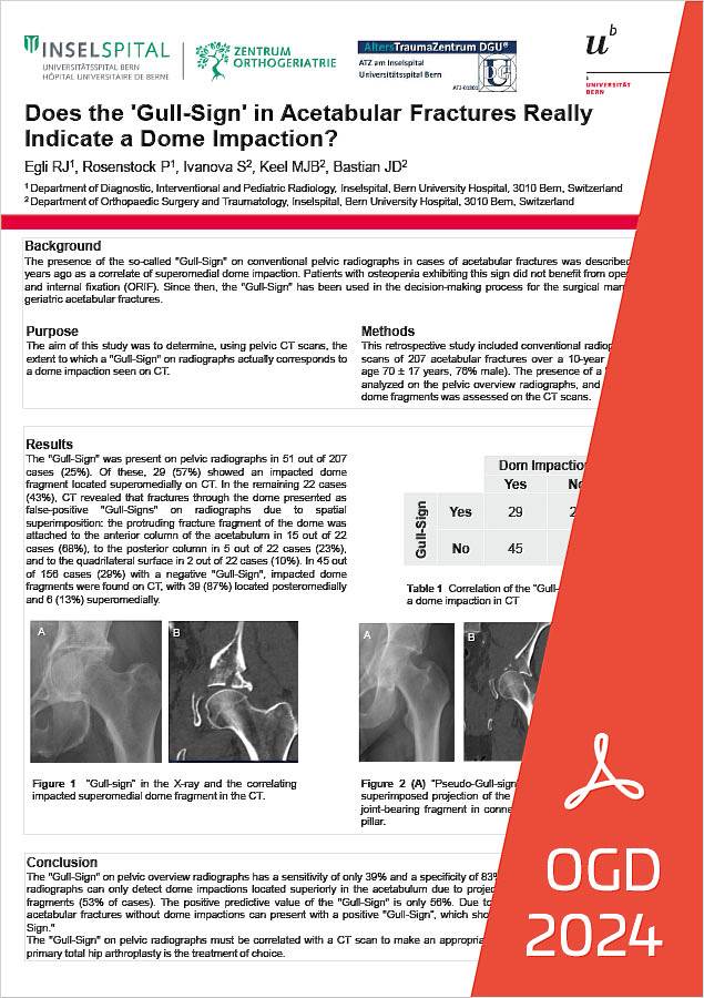 Poster OGD 2024 - Does the "Gull-Sign" in Acetabular Fractures ReallyIndicate a Dome Impaction?