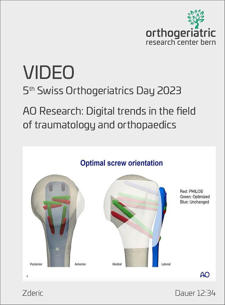 AO Research: Digital trends in the field of traumatology and orthopaedics