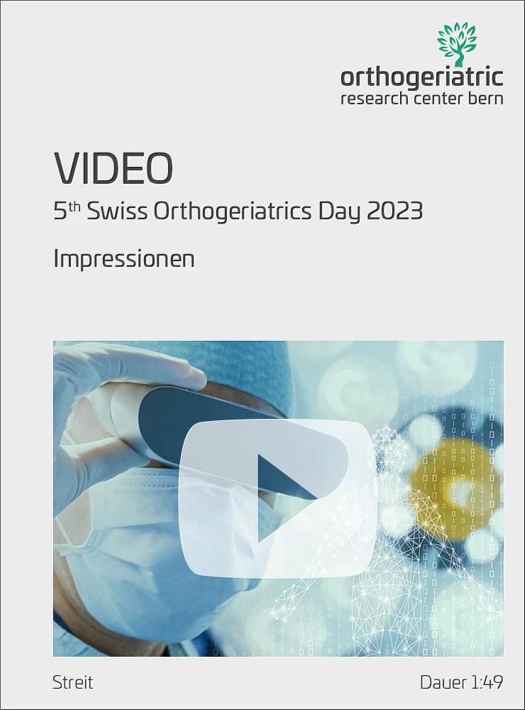 Impressionen «5th Swiss Orthogeriatrics Day» 2023 in Bern