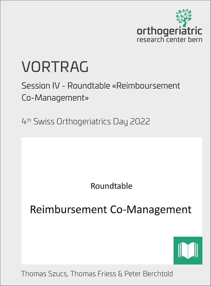 Roundtable «Reimboursement Co-Management»